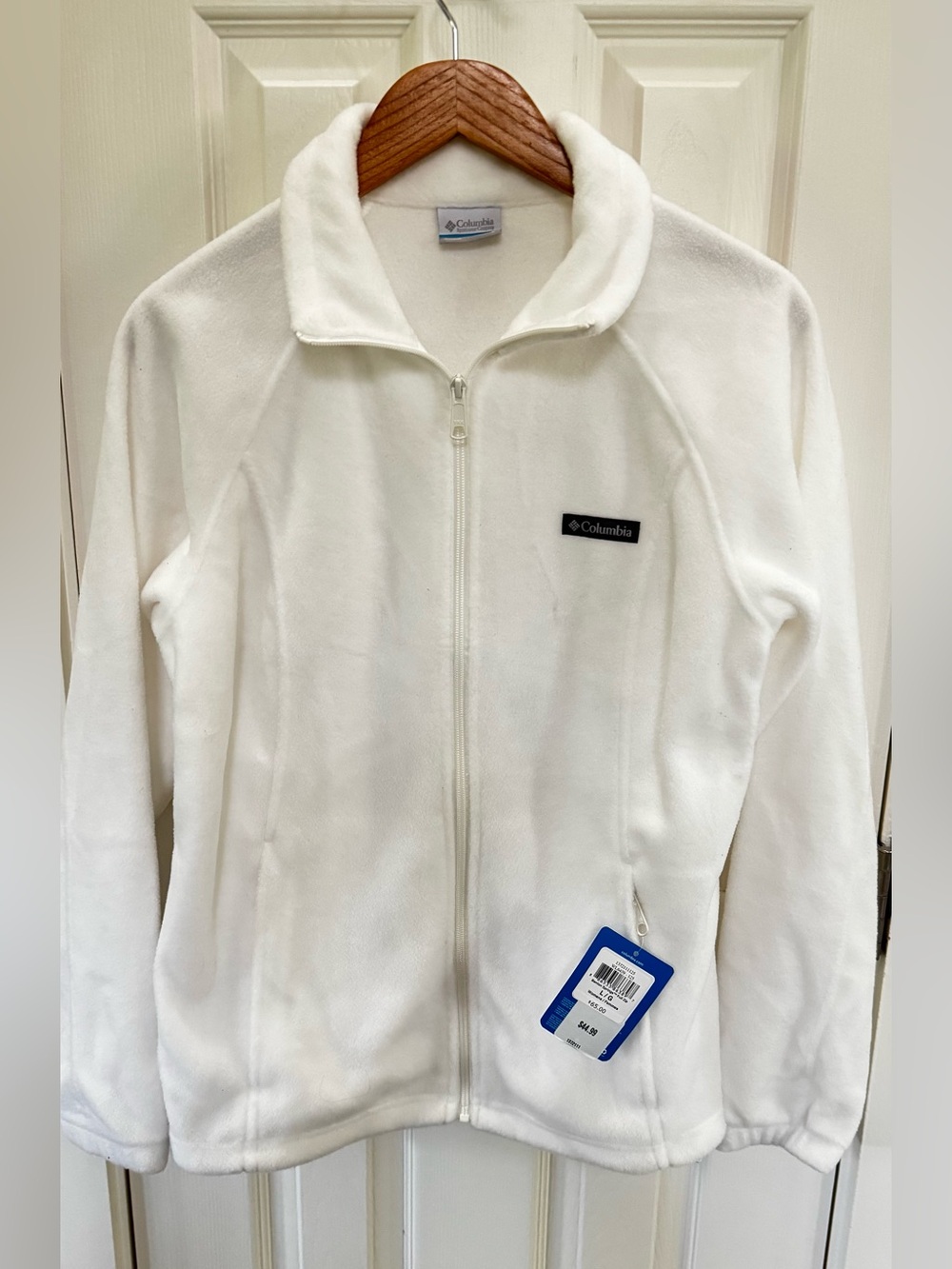 Columbia White Women's Benton Springs Full-Zip Fleece